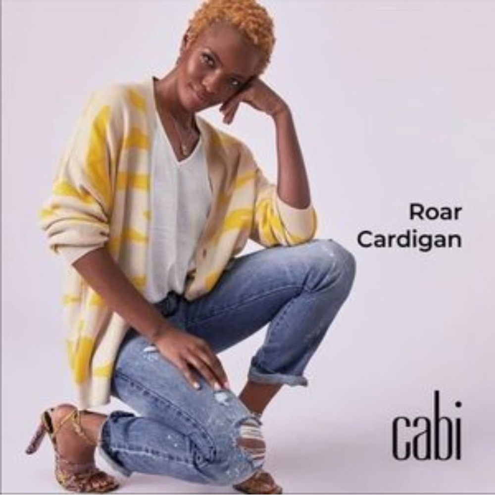 NWT Cabi Roar Cardigan, Oversized, Size L